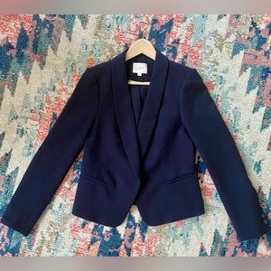 Loft Navy Blue Blazer Size 6